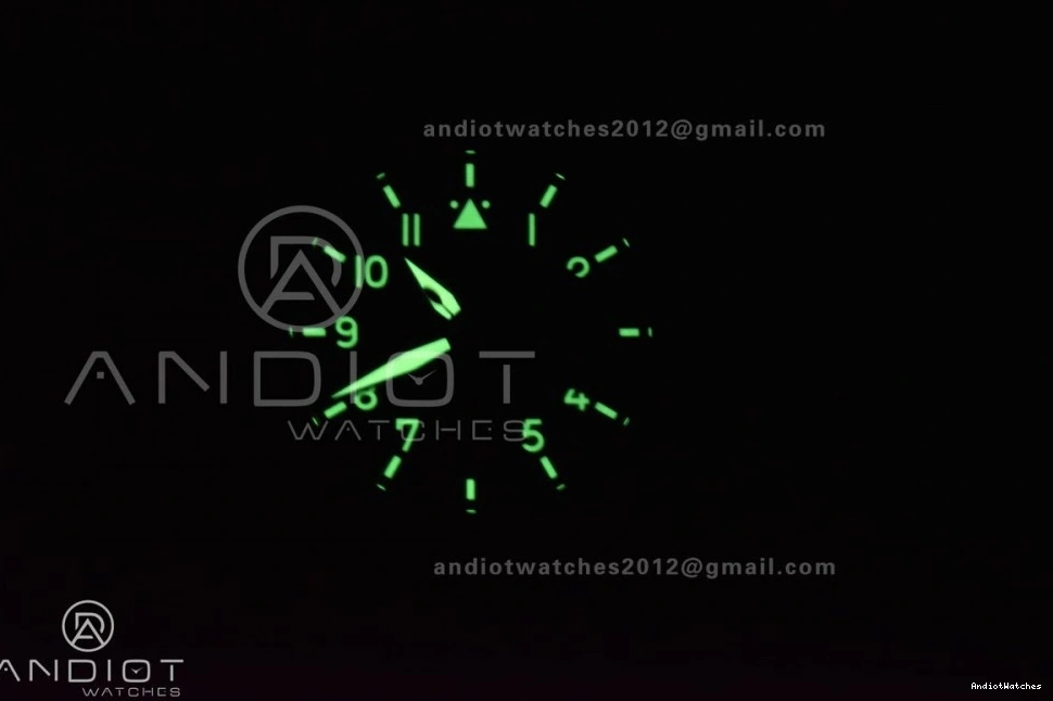 on Dial ZF IW501005 Leather Minimalist Strap Best Real Brown Big A 519 Bronze Black Edition 1:1 Pilot 0407